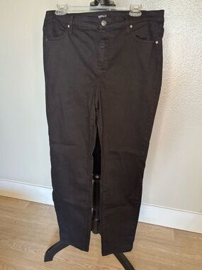 Buffalo David Bitton Hanna High Rise Soft Stretch Black Skinny Jeans 12/32